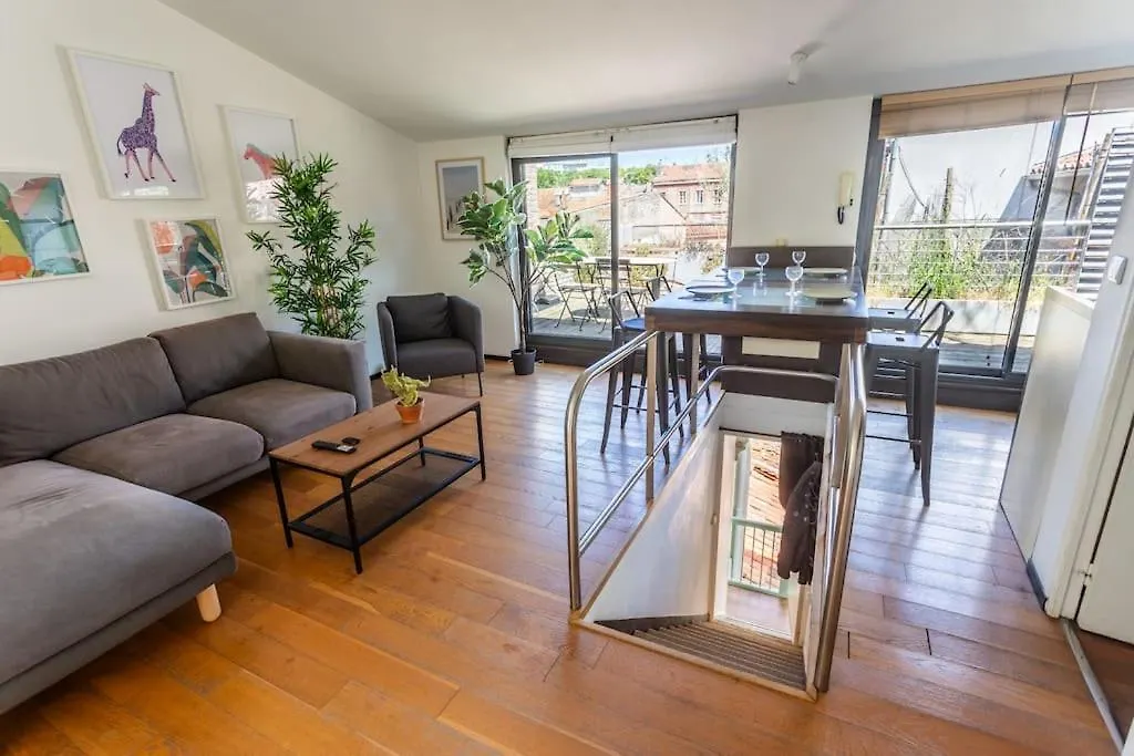 Roof Top In Center Of Toulouse-Free Parking- France